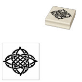 Maak Je Eigen Celtisch Knoopschild Rubberstempel (Gestempeld)