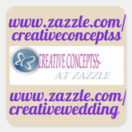 MAAK JE EIGEN CHOCOLADE MINI LABELS/GHIRA SQUARE VIERKANTE STICKER