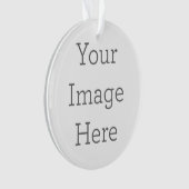 Acryl ornament, Acryl Cirkel Ornament (voorkant)