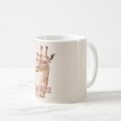 Maak Je Eigen Citaat Aangepaste Giraffe Koffiemok (Voorkant rechts)