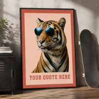 Maak Je Eigen Citaat Aangepaste Tijger