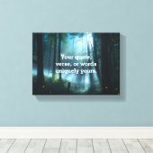 Maak Je Eigen Citaat Canvas Afdruk (Insitu (Houten vloer))