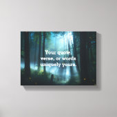 Maak Je Eigen Citaat Canvas Afdruk (Voorkant)