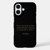 Maak Je Eigen Citaat Case-Mate iPhone Case (Achterkant)