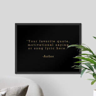 Maak Je Eigen Citaat Poster
