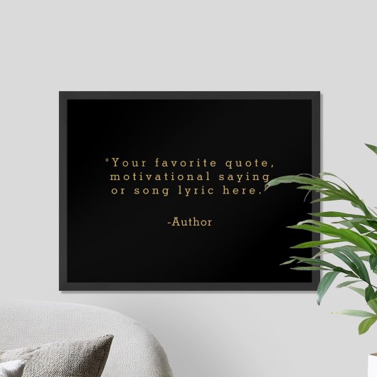Maak Je Eigen Citaat Poster