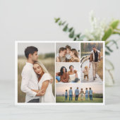 Maak Je Eigen Collage Kaart met 5 Foto's (Staand voorkant)