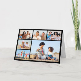 Maak Je Eigen Collage met 6 Foto's Kaart