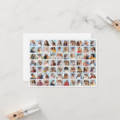 Maak Je Eigen Collage met 70 Foto's Kaart (Voorkant / Achterkant in situ)