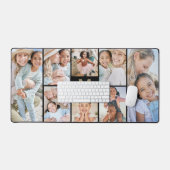 Maak je eigen collage met 8 foto's op maat bureaumat (Keyboard & Muis)