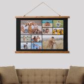 Maak Je Eigen Collage van 10 Foto's Hangend Wandkleed