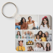 Maak Je Eigen Collage van 10 Foto's Sleutelhanger (Voorkant)