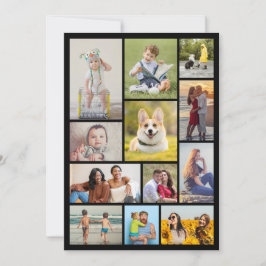 Maak Je Eigen Collage van 12 Foto's Kaart