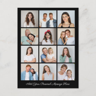 Maak Je Eigen Collage van 12 Foto's met Je Groet Briefkaart