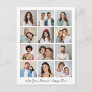 Maak Je Eigen Collage van 12 Foto's met Je Groet Briefkaart