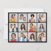 Maak je eigen collage van 12 foto's notitiekaartje (Voorkant)