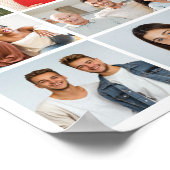 Maak Je Eigen Collage van 15 Foto's Poster (Hoek)