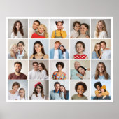 Maak Je Eigen Collage van 20 Foto's Poster (Voorkant)