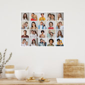Maak Je Eigen Collage van 20 Foto's Poster (Keuken)