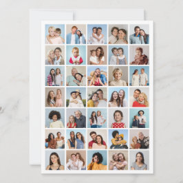 Maak Je Eigen Collage van 35 Foto's Kaart