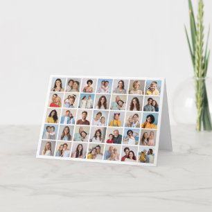 Maak Je Eigen Collage van 35 Foto's Notitiekaartje
