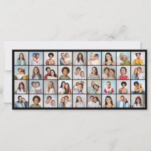 Maak Je Eigen Collage van 36 Foto's Kaart