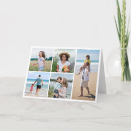 Maak Je Eigen Collage van 5 Foto's Kaart