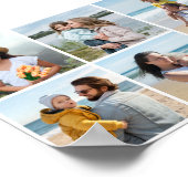 Maak Je Eigen Collage van 5 Foto's Poster (Hoek)
