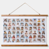 Maak Je Eigen Collage van 60 Foto's Hangend Wandkleed (Voorkant)