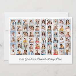 Maak Je Eigen Collage van 60 Foto's met Je Groet Kaart