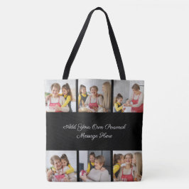 Maak Je Eigen Collage van 6 Foto's met Je Groet Tote Bag