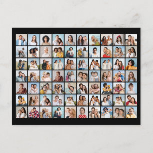 Maak Je Eigen Collage van 70 Foto's Briefkaart
