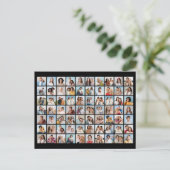 Maak Je Eigen Collage van 70 Foto's Briefkaart (Staand voorkant)