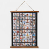 Maak Je Eigen Collage van 70 Foto's Hangend Wandkleed (Voorkant)