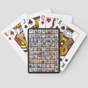 Maak Je Eigen Collage van 70 Foto's Pokerkaarten