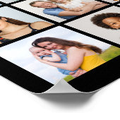 Maak Je Eigen Collage van 70 Foto's Poster (Hoek)