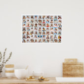Maak Je Eigen Collage van 70 Foto's Poster (Keuken)