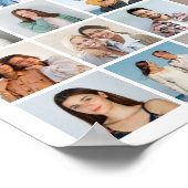 Maak Je Eigen Collage van 80 Foto's Poster (Hoek)
