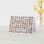 Maak Je Eigen Collage van 88 Foto's Kaart (Gele Bloem)