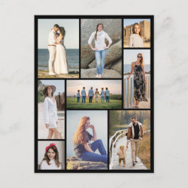 Maak Je Eigen Collage van 9 Foto's Briefkaart
