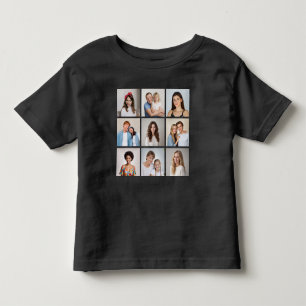 Maak Je Eigen Collage van 9 Foto's Kinder Shirts