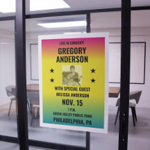 Maak je eigen concertflyer