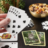 Maak Je Eigen Crème Rand Foto Pokerkaarten (Insitu)