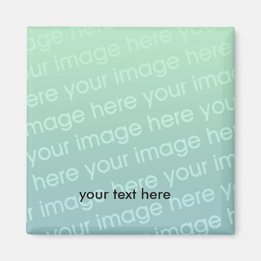 Maak je eigen Custom Magnet 2 inch vierkant (Voorkant)
