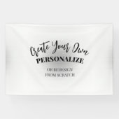 Maak Je Eigen Custom Spandoek (Horizontaal)