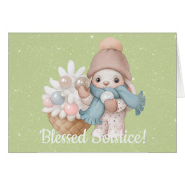 Maak Je Eigen Cute Bunny Zonnewende Boom Yule