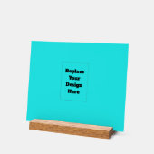 Maak Je Eigen cyaan Acryl Bord (Hoek)