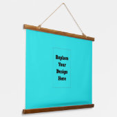 Maak je eigen cyaan hangend wandkleed (Gebogen)