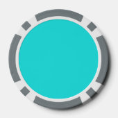 Maak je eigen cyaan poker chips (Achterkant)