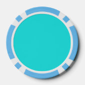 Maak je eigen cyaan poker chips (Achterkant)
